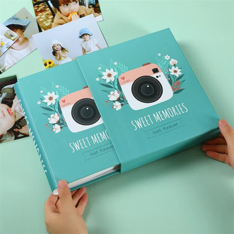 DIY 기념 앨범, 어린이 성장 기념 스티커, 가족 사진, 대용량 보관, 200 장 앨범 사진, 10*15
