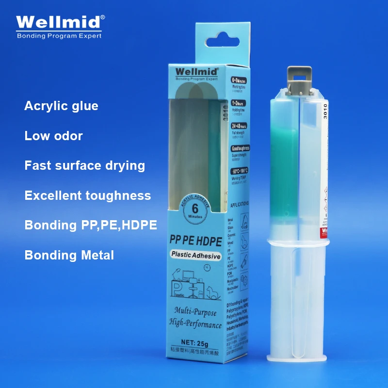 polietileno, PE,HDPE, plásticos Metal 3010 PA ligado, PTFE adesivos, 25g