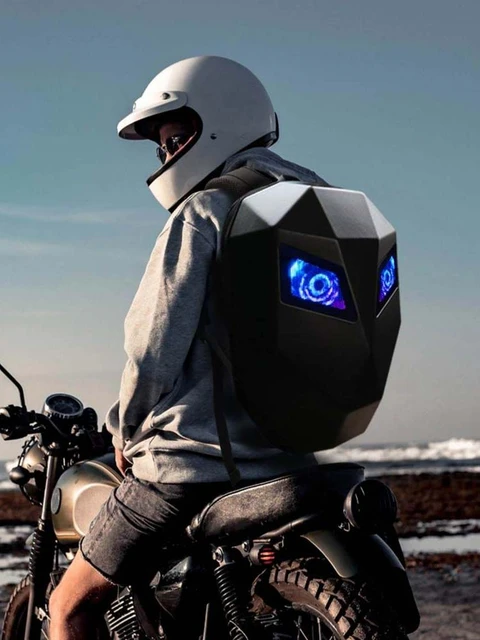 Buy Wholesale China Motorcycle Bags Led Light Keep Safe Night Eva Backpack  & Charging Laptop Bag at USD 10.9