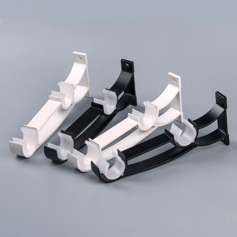 Curtain Rod Brackets Window Hardware Holder 1pc Home Decor Side Top Mounted Easy To Install