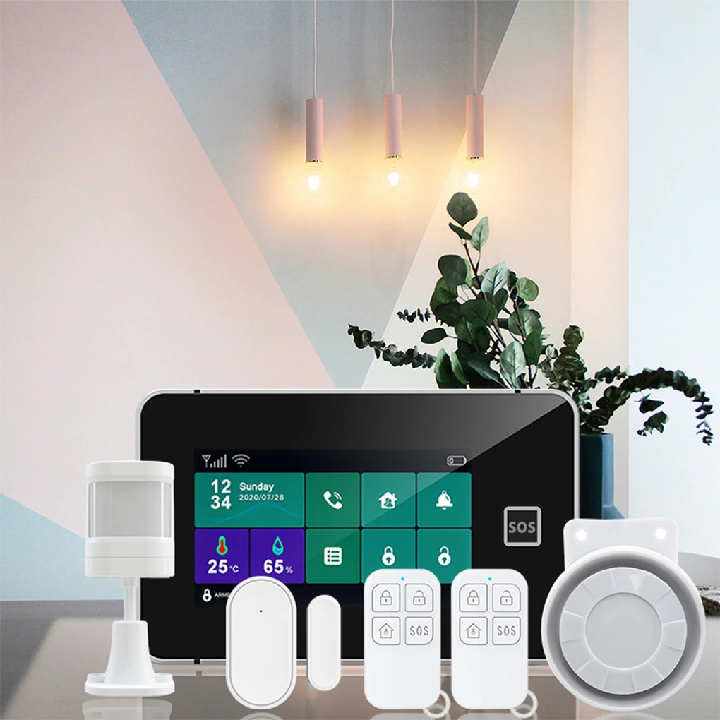 

Wireless Security Alarm System Humidity Burglar Alarm Coding Mode