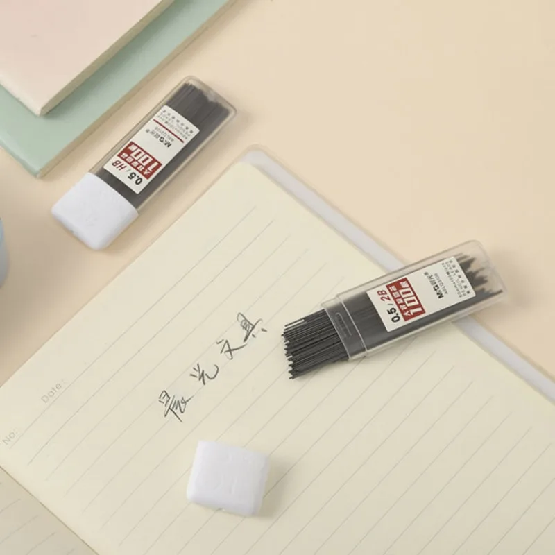 JOMPENS 200 Stks/2 Doos 2B Mechanische Potlood Leads 0.5/0.7mm