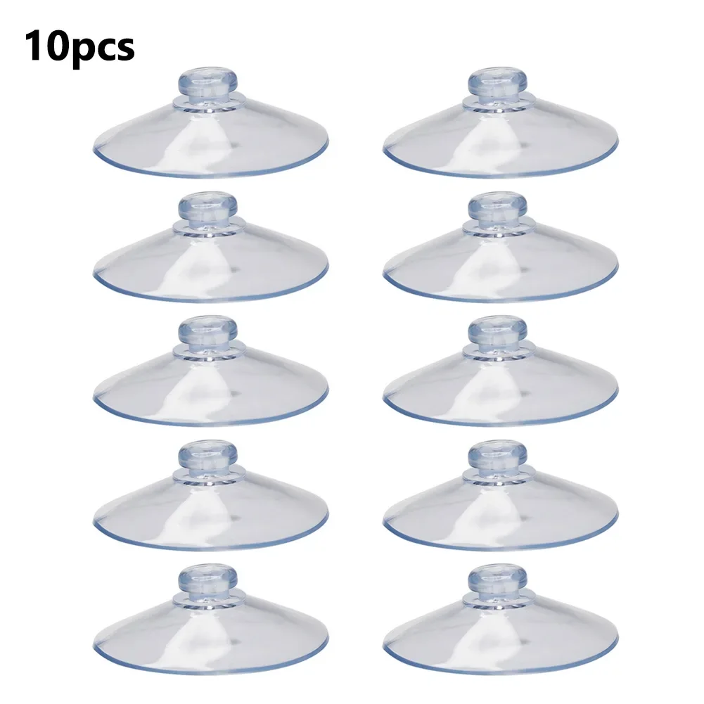 4/10PCS 55mm/50mm Mushroom Head Clear Suction Cups Thumb Nut Strong Vacuum Suckers PVC Transparent Kitchen Bathroom Wall Hooks