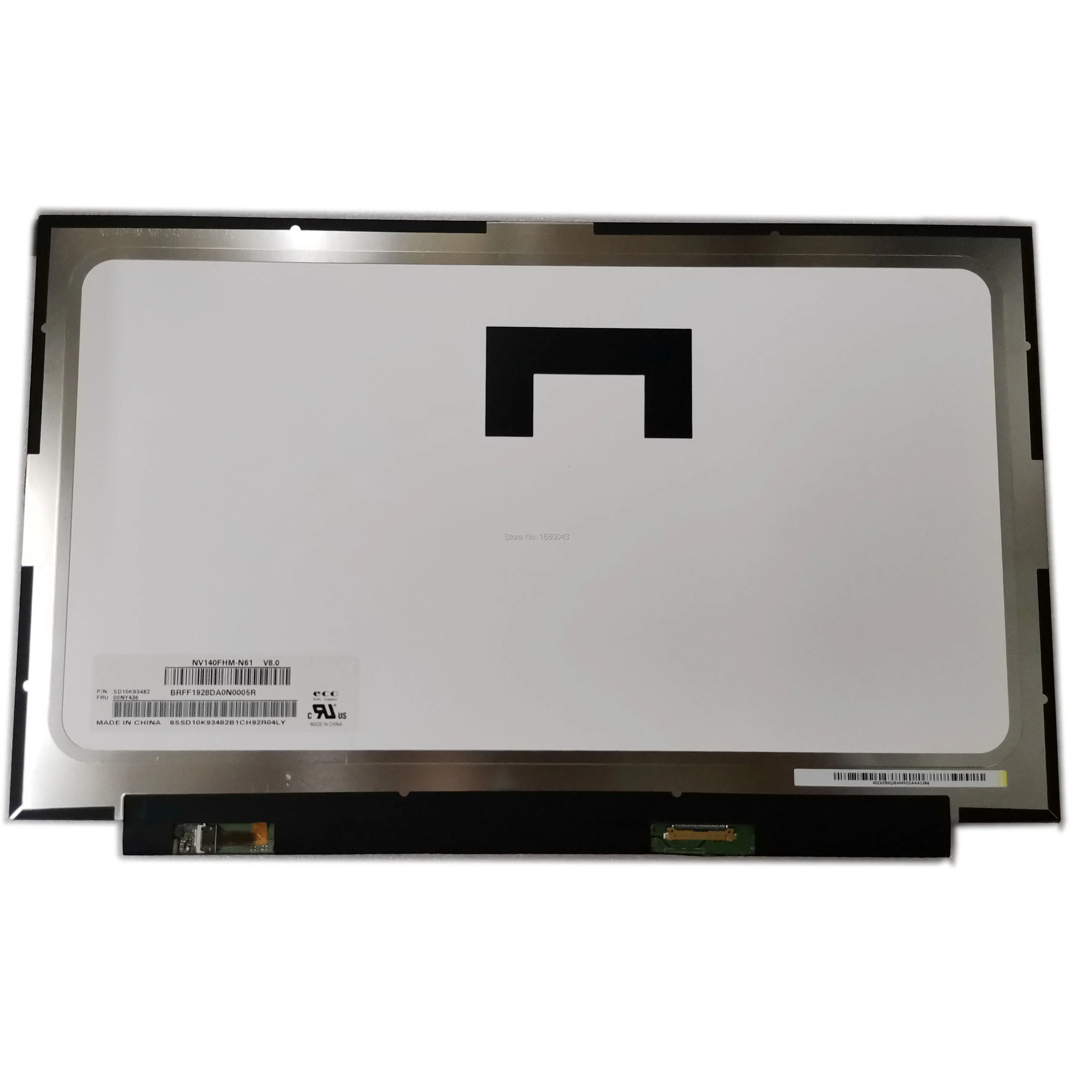 

NV140FHM-N61 00NY436 fit B140HAN04.0 N140HCA-EAC NV140FHM-N62 LCD Screen Display for Lenovo Thinkpad X1 Carbon 6th Gen