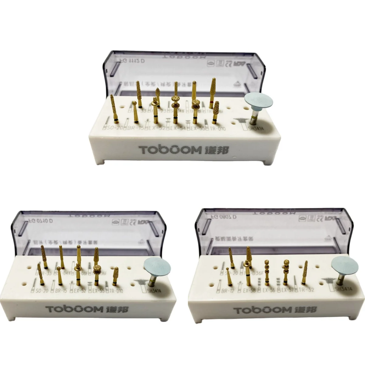 

Dental Anterior Posterior Crowns Preparation Bur Ceramics Zirconia Diamond Burs FG0710D FG1112D FG0807D