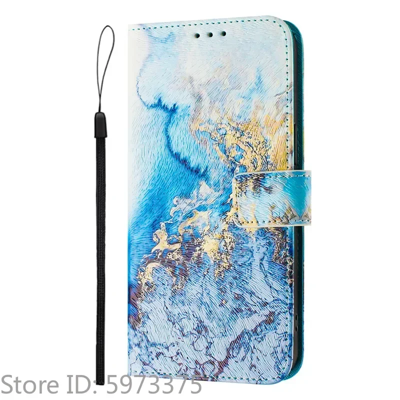 Premium Floral Leather Flip Wallet Case - Luxury Protective Cover