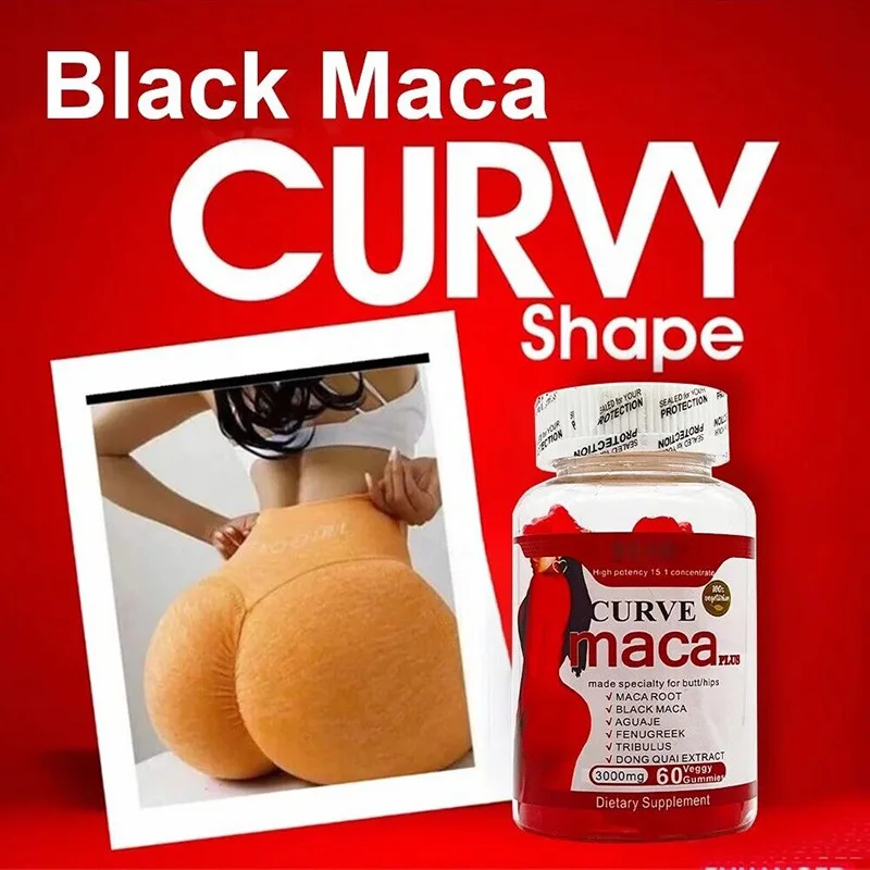 

60 capsule maca gummy specially designed for the hips to delay aging adjust menstruation help plump buttocks improve body curves