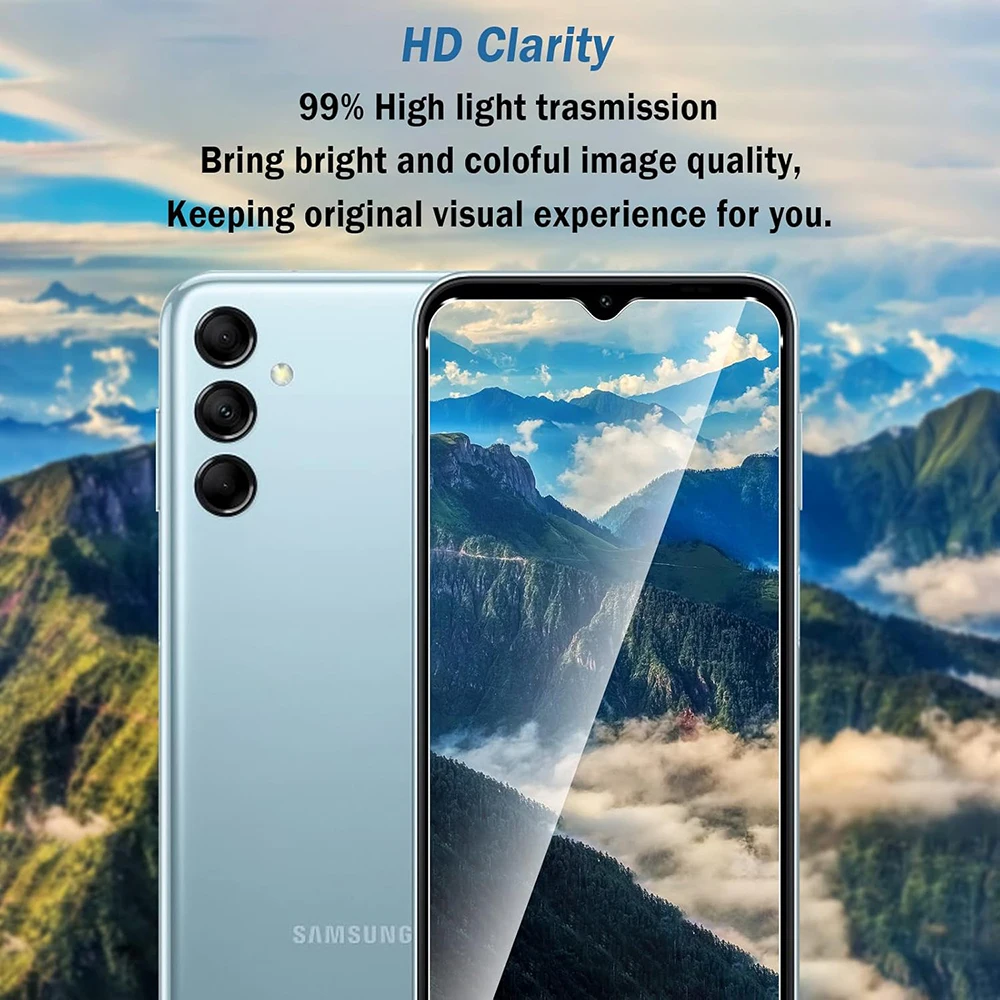 4-1 Stück gehärtetes Glas für Samsung Galaxy M20 M30 M11 M31 M22 M32 M42 M52 4G 5G Displayschutzfolie auf Samsung M13 M53 M14 M34 M54 – Detail 6