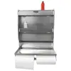 Aluminum Work Station Cabinet Flip-Out Work Tray Paper Towel Rack Organizer Trailer Shop Storage Shelf Foldable Lightweight 5