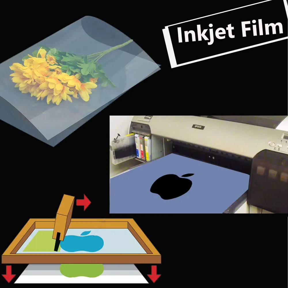 Water Resistant Inkjet Film Positive Transparency for Screen