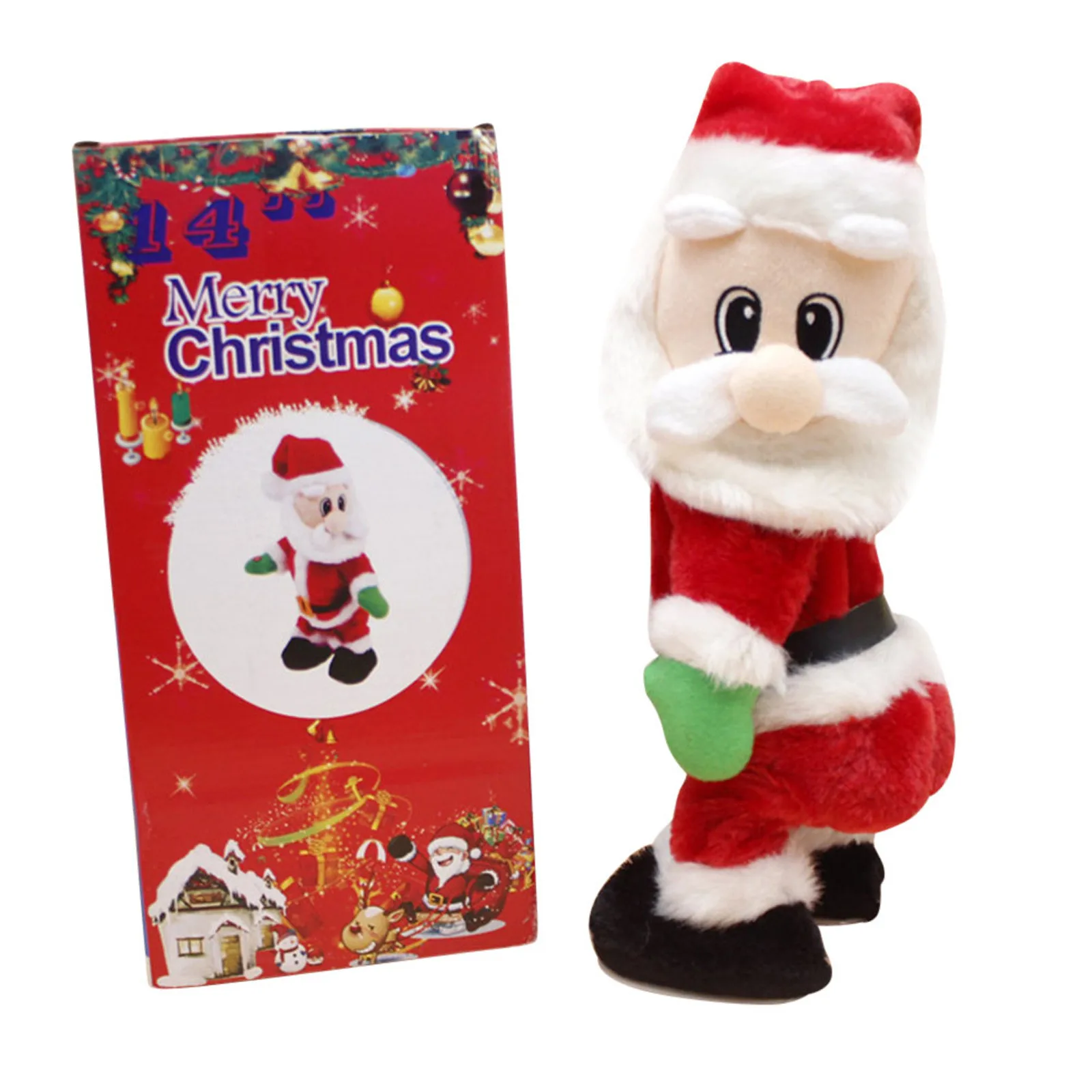 

Christmas Decoration Musical Hip Dancing Santa Claus Doll Toys Twerking Doll Party Christmas Home Gifts Ornaments Gifts For Kids