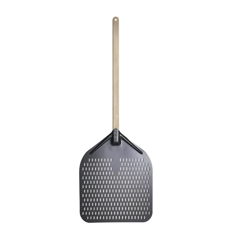 Aluminum Pizza Shovel Peel tray Lifter Tools Non Slip Wooden Handle Cake Bread Paddle Cheese Cutter Baking Turner Accessorie pizza peel