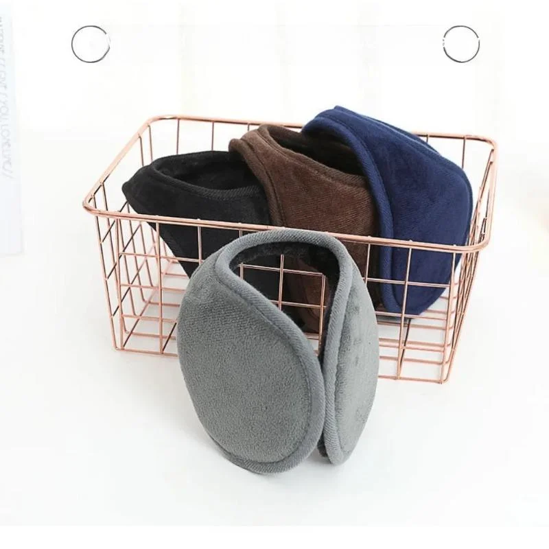 Unisex Thermal Earmuffs - Anti-Frost Ear Protection with Soft Plush Padding, Adjustable Headband for Winter Outdoor & Commuting