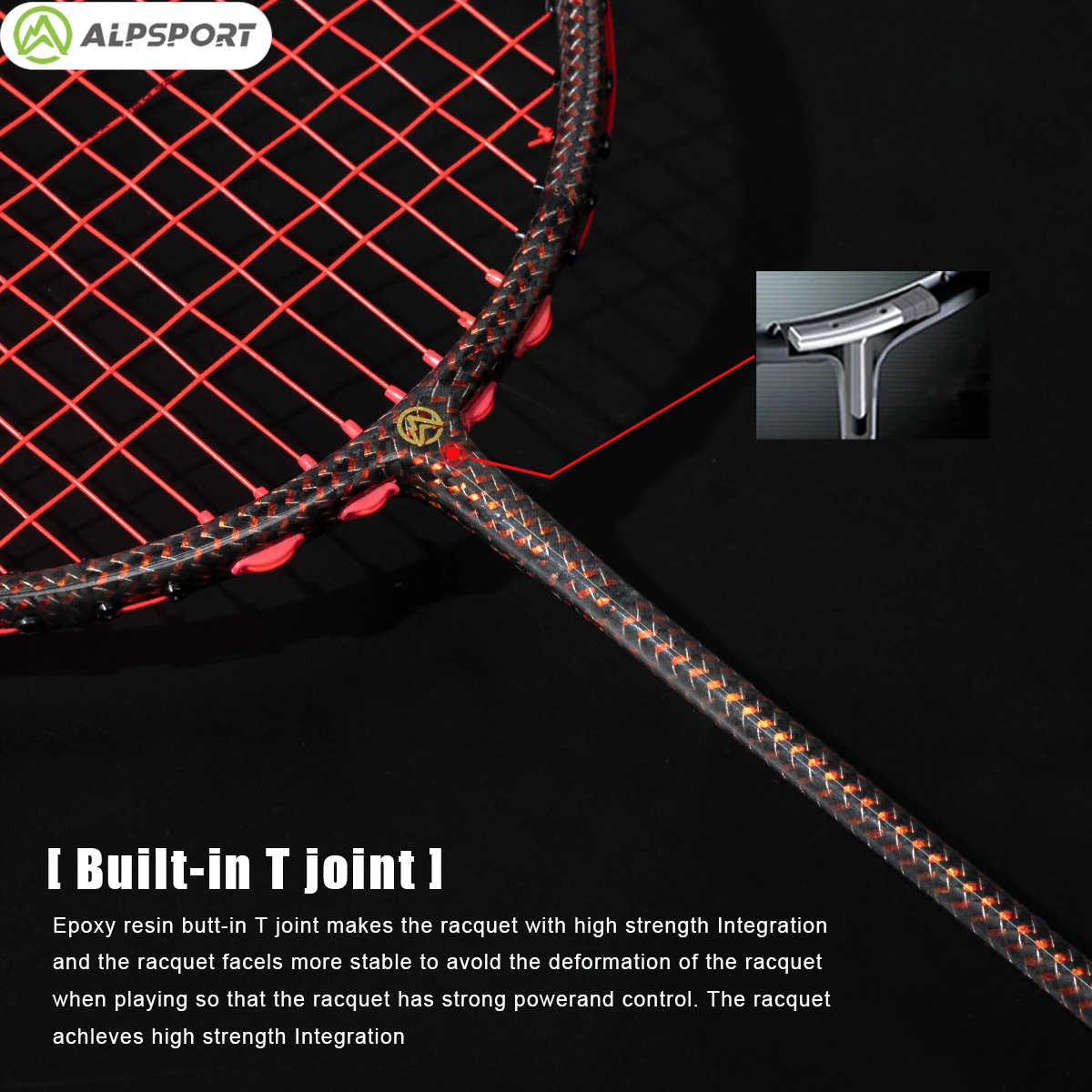 ALP K1 3U Offensive badminton racket Made of T800 high-hardness