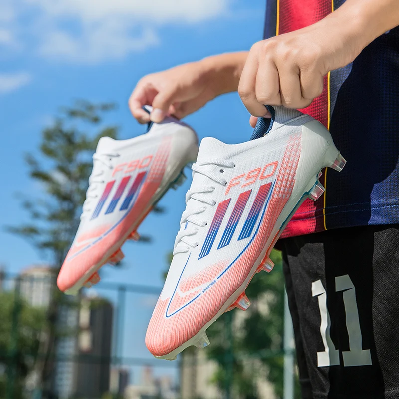 Description Picture 4 of itemOutdoor Men Sneakers Soccer Shoes Football Boots Ankle Cleats Professional Sport Wholesale Drop Shipping Futsal Unisex Grass