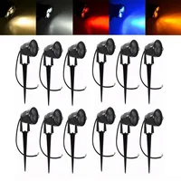 10Pcs/Lot 9W 12W 15W COB LED Lawn Garden Flood Light Outdoor Lighting Waterproof  Yard Patio Path Spotlight Lamp 220v 110V dc12V 1