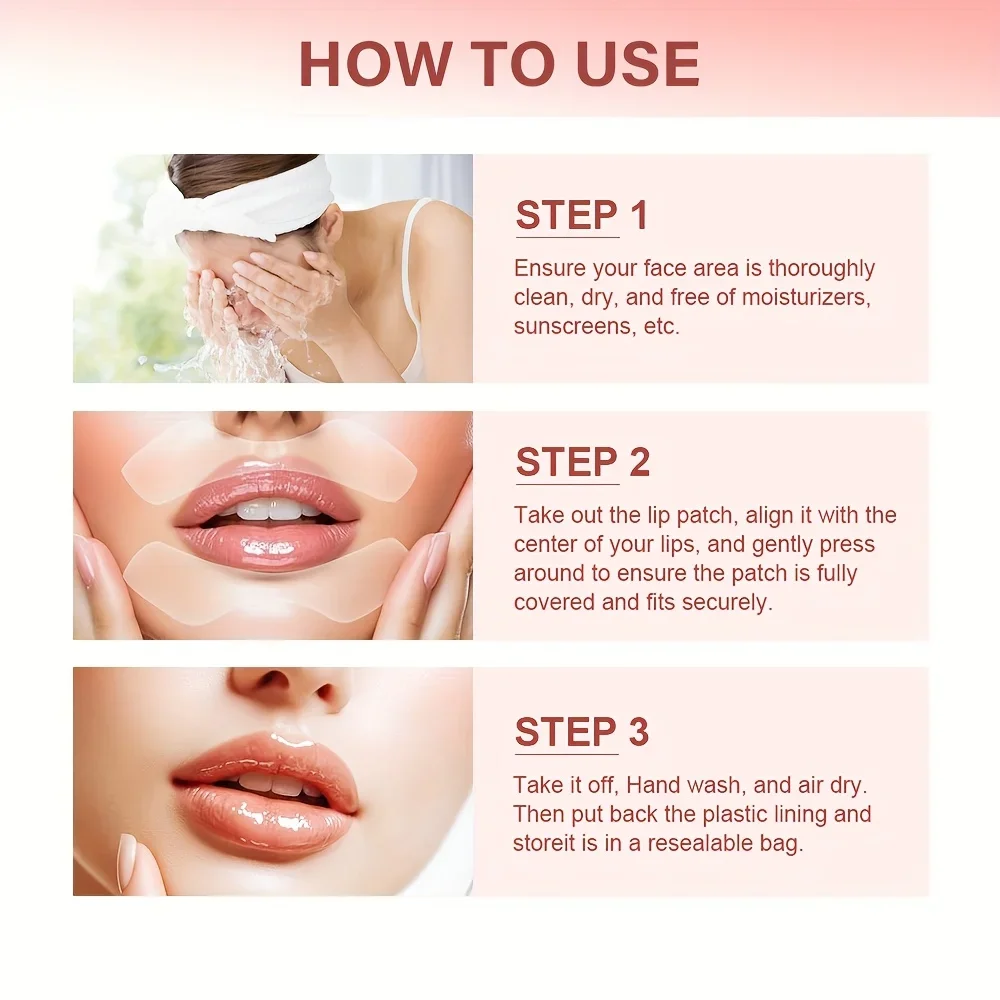 Reusable Facial Silicone Patches Portable Lip Training Bands for Daily Skin Care Beauty Enhancing Tool Reusable Facial Patches