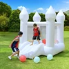 White Bounce Houses Children's Castles Inflatable Halloween Outdoor Decorations Inflatable Mini Jumping Castle Party Carnival 4