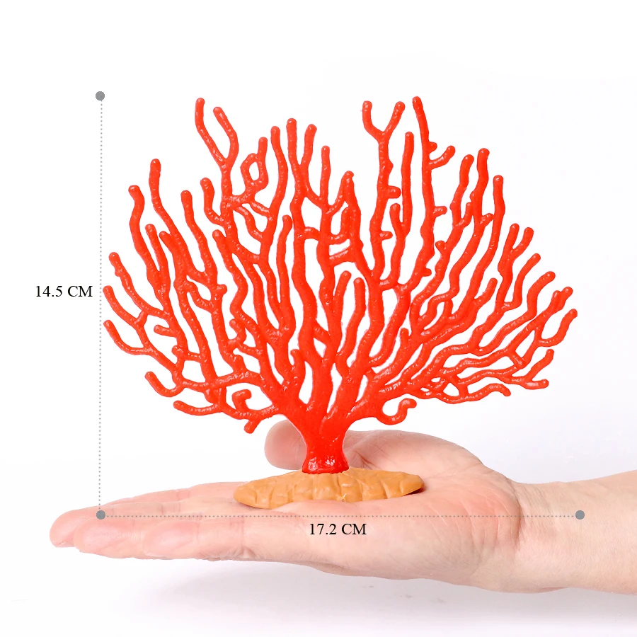Realistic Coral Sea Anemones Educational Miniature Collection