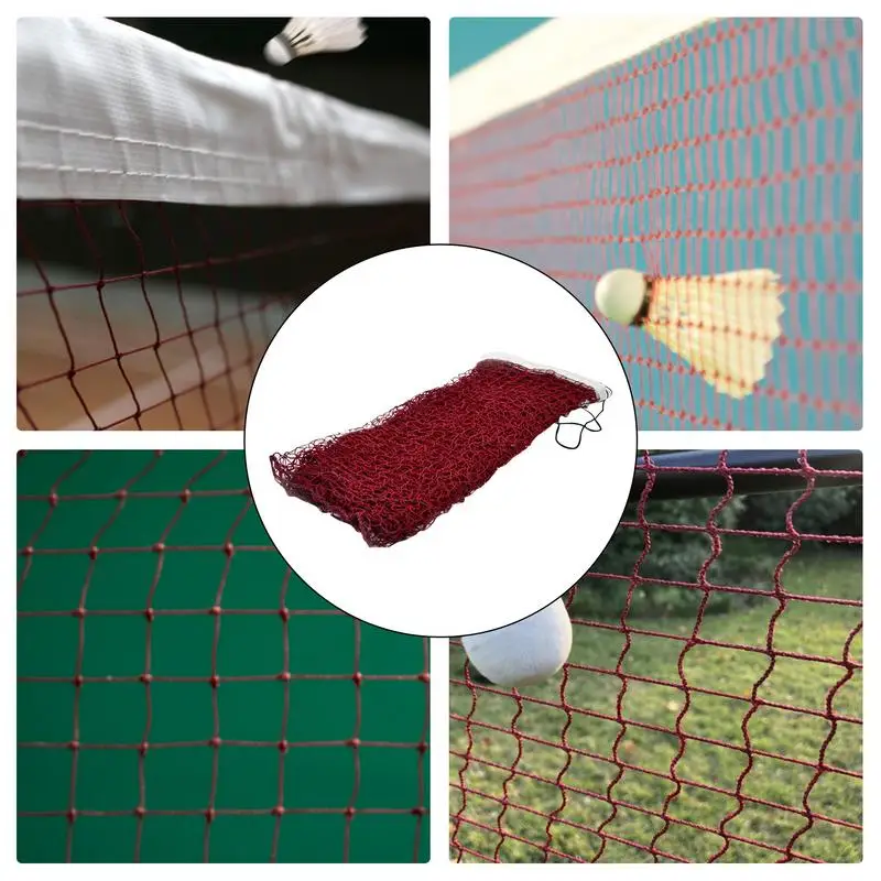 510*76cm Professional Sports Training Standard Badminton Net Outdoor Tennis Net Outdoor Mesh Volleyball Net Practice Accessory