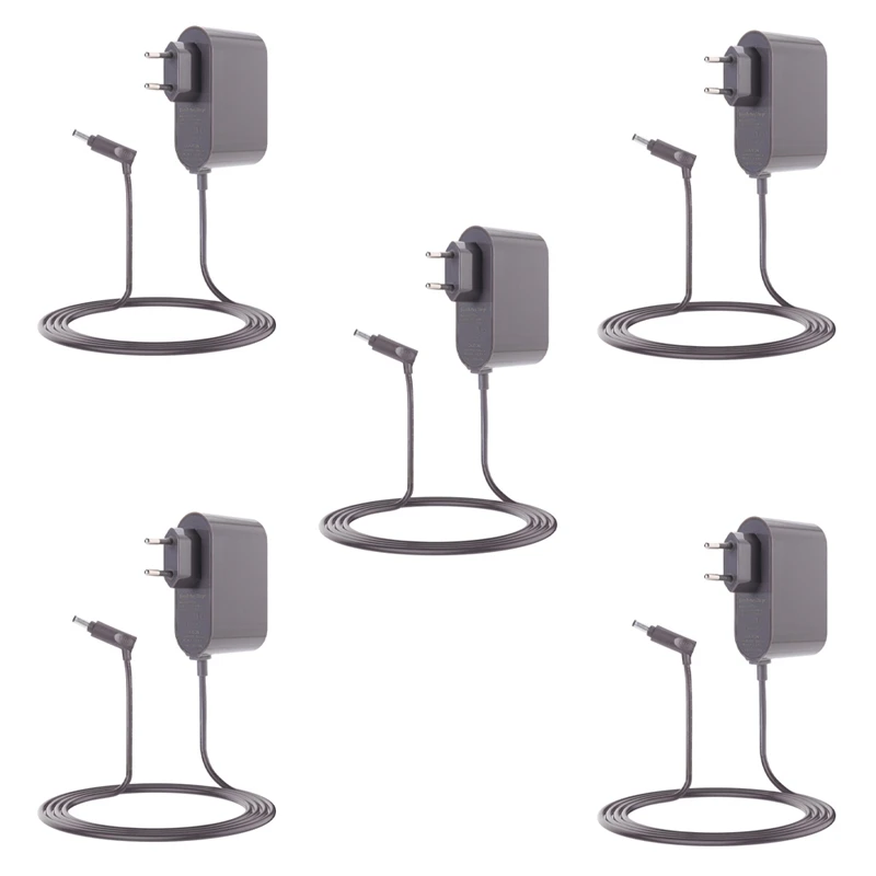 

5-кратный адаптер для зарядки Dyson V6 V7 V8, шнур с бесплатными ручками, адаптер для вакуумного блока питания, шнур питания, зарядное устройство, штепсельная вилка европейского стандарта