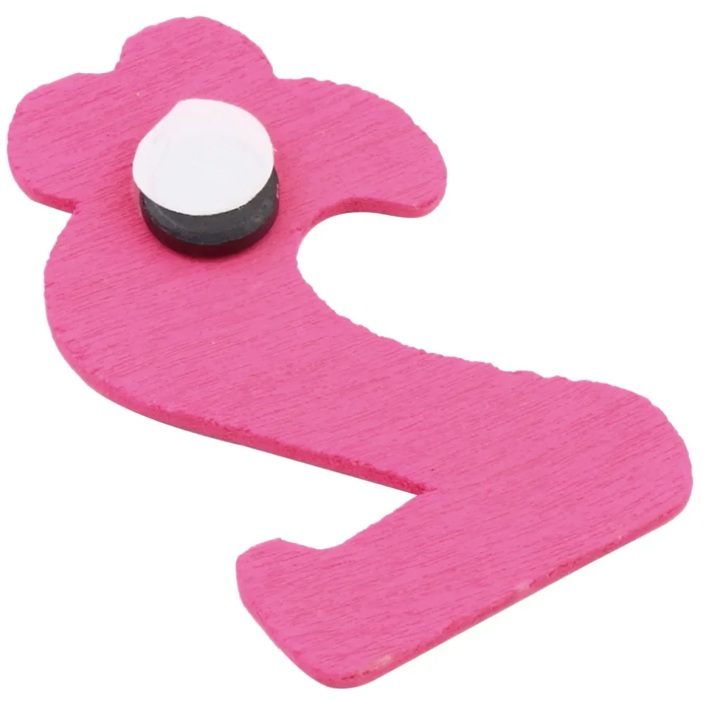 1 Set X Mas Gift Set 10 Number Wooden Early Educational Sticky Toys 4 X6CM Learning Cute DIY Number Decor for Kids Baby