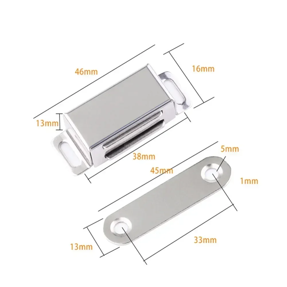 Magnetic Latches Cabinet Door Catch Door Closer Heavy Duty Cupboard Magnets Suction Kitchen Furniture Hardware magnetic cabinet catches door closer door catches magnetic cabinet latches cabinet door latch