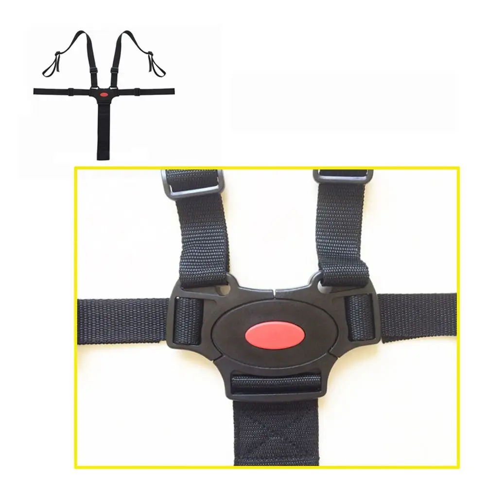 Strap Child Dining Chair 5 Point Harness Safe Belt Baby Stroller Safety Belt Child Pram Seat Belt Pushchair Strap Harness