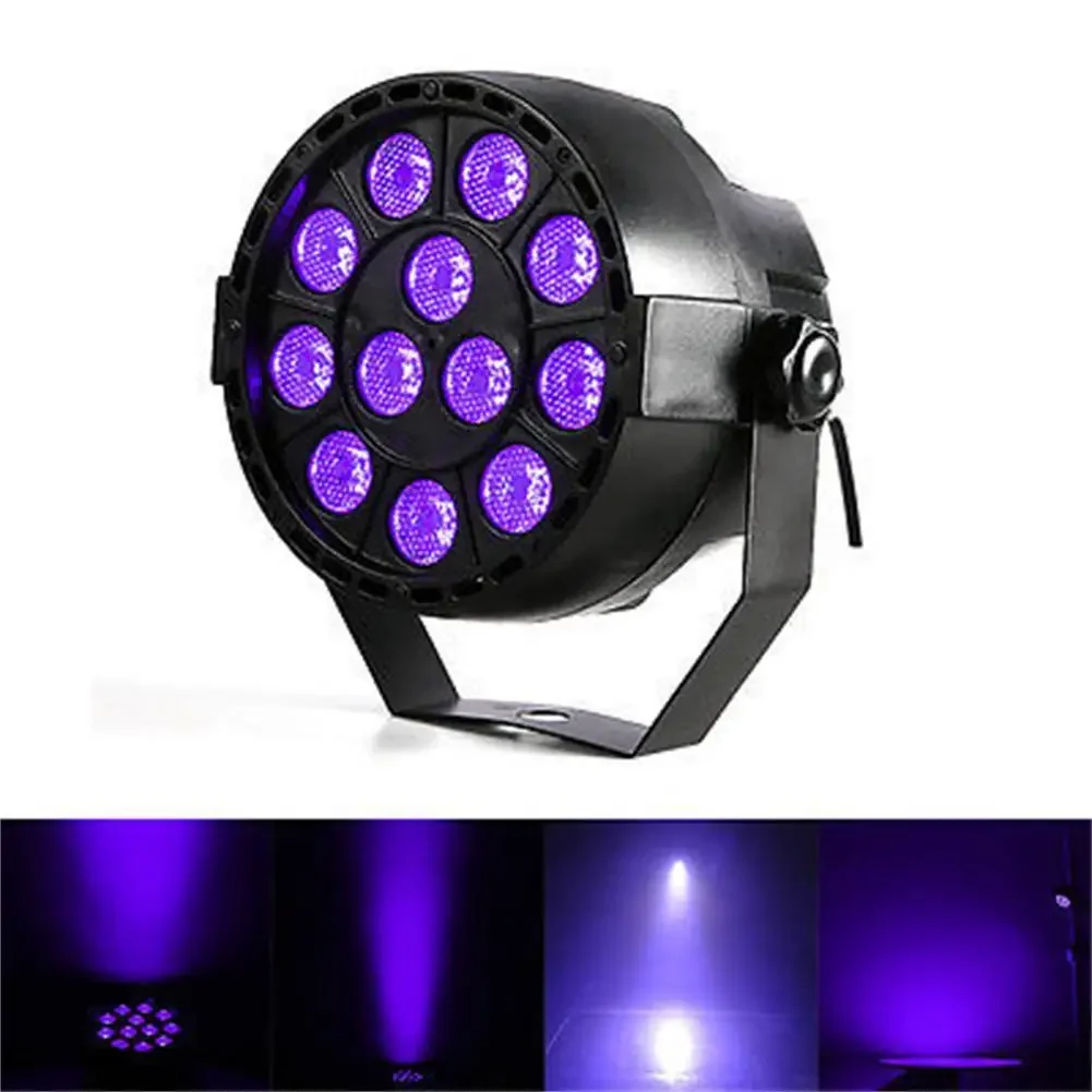 LED Disco UV Violet Black Lights DJ 36W EU Plug Par Lamp UV for Party Christmas Bar Lamp Stage Wall Washer Spot Light Backlight