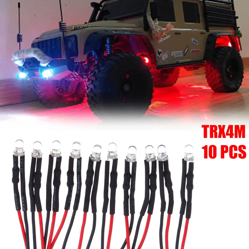 JOYSOG – Grille De Protection Phare LED Pour Traxxas 1/18 TRX4M Defender – Nylon – Anti-rayures – Inclut Vis Et Tournevis