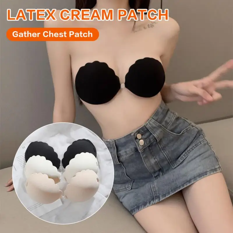 

adhesive Bra Women's Chest Patch Pull Up Breast Support Pad For Wedding Dress Chest Pads Summer Bra For Dress Tank Top