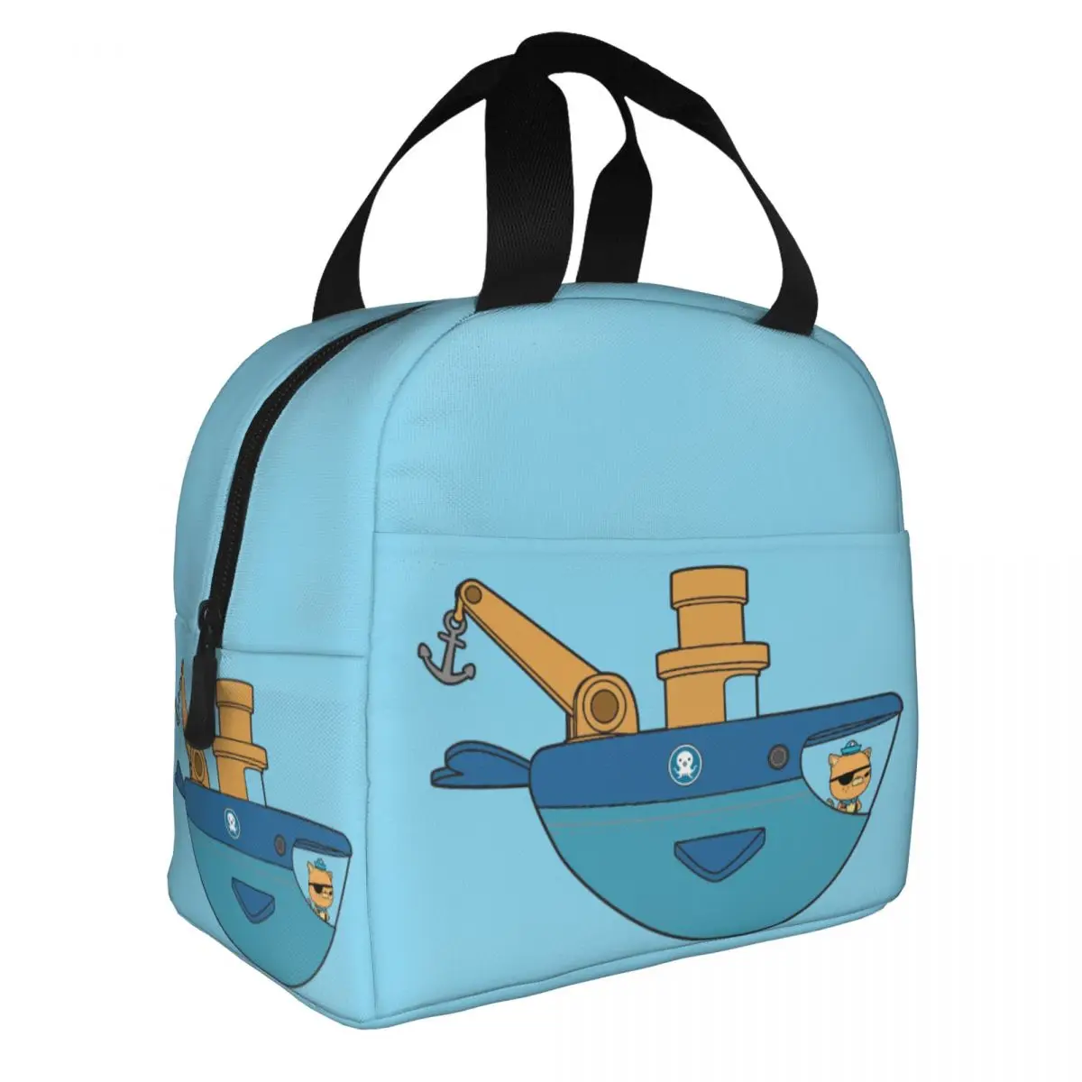 

Octonauts Изолированные сумки для ланча, сумка-холодильник, многоразовый мультяшный аниме Kwazii большой Ланч-бокс, сумка для мужчин и женщин, для путешествий в колледже