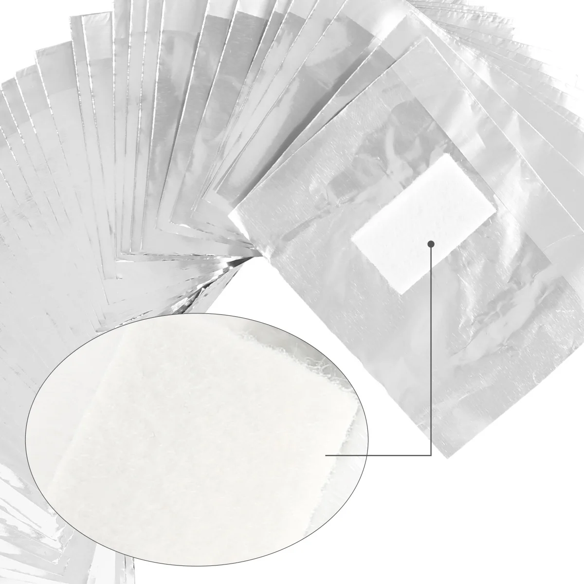 500Pcs Nail Polish Removal Wraps