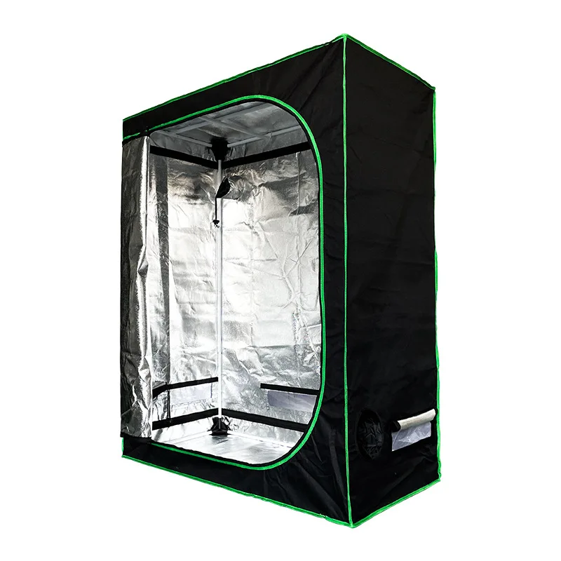 Indoor Hydroponic Grow Tent 600D Mylar Fabric Grow Tent 120*60*150cm