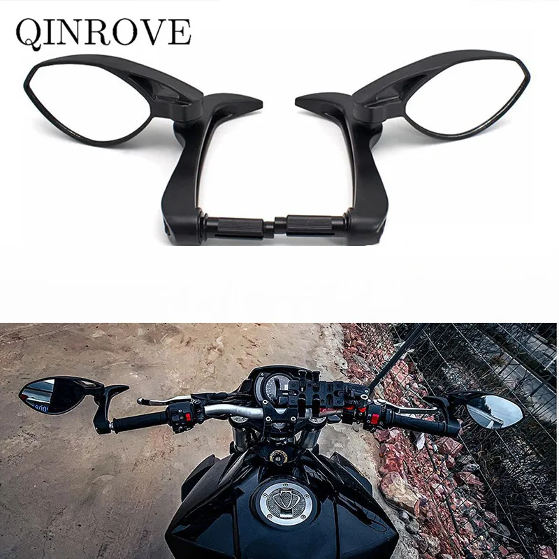 AluminumABSMotorcycleBarEndMirrorRearviewMirrorUniversalFor