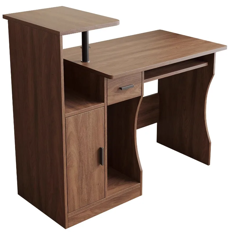 Computer desktop table Printer integrated table Home office Computer desk Thickened board Desk Modern fashion