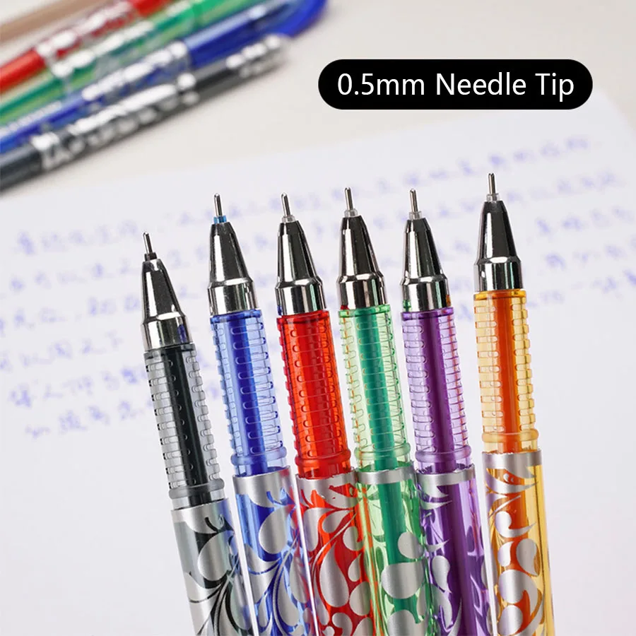 26pcs Erasable Gel Pen Set Tip of 0.5mm Black/Blue/Red Ink Pen Office Accessories Korean Stationery Cheap Kawaii Stationery