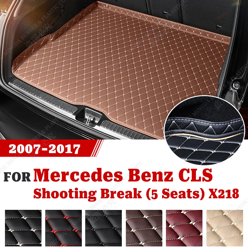

Car Trunk Mat For Mercedes Benz CLS Shooting Break (5 Seats) X218 2007-2017 08 09 10 11 12 13 14 15 16 17 18 Waterproof mats
