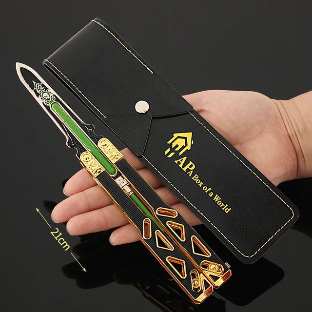 22cm APEX hero heirloom power boy butterfly knife lifeline electric rod death curve evil spirit dagger alloy model ornament toy 5