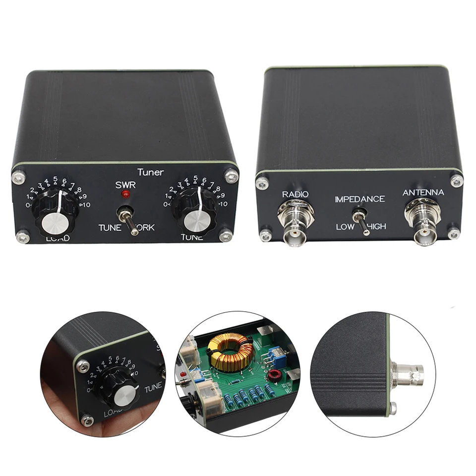 Z マッチアンテナチューナー QRP マニュアルアンテナチューナー 88*83