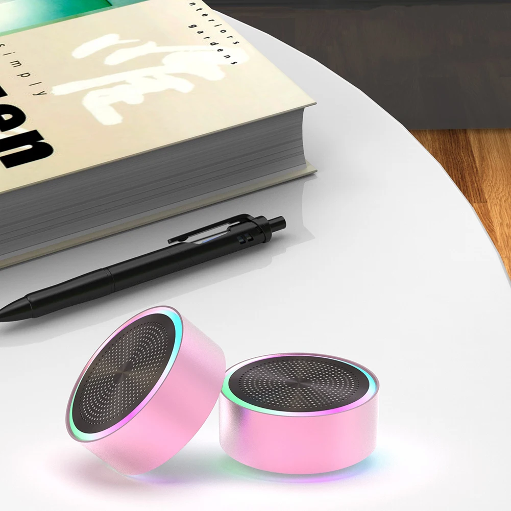 

Mini Bluetooth-Compatible Speaker BT5.0 Long Lasting Sound Box For Home Pool Travel