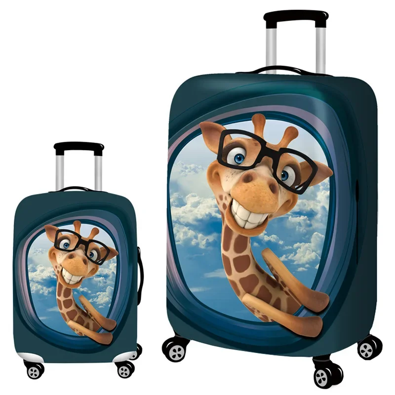 Luggage Cover Travel 3D animal pattern Luggage Protective Cover for 18-32 inch Trolley suitcase dust cover