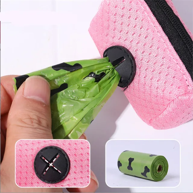 Dog Poop Bag Carrier Portable Walking Dog Garbage Holder Dispensers Pet Waste Bag Dispenser Dog Poop Bag Holder Pet Supplies 6