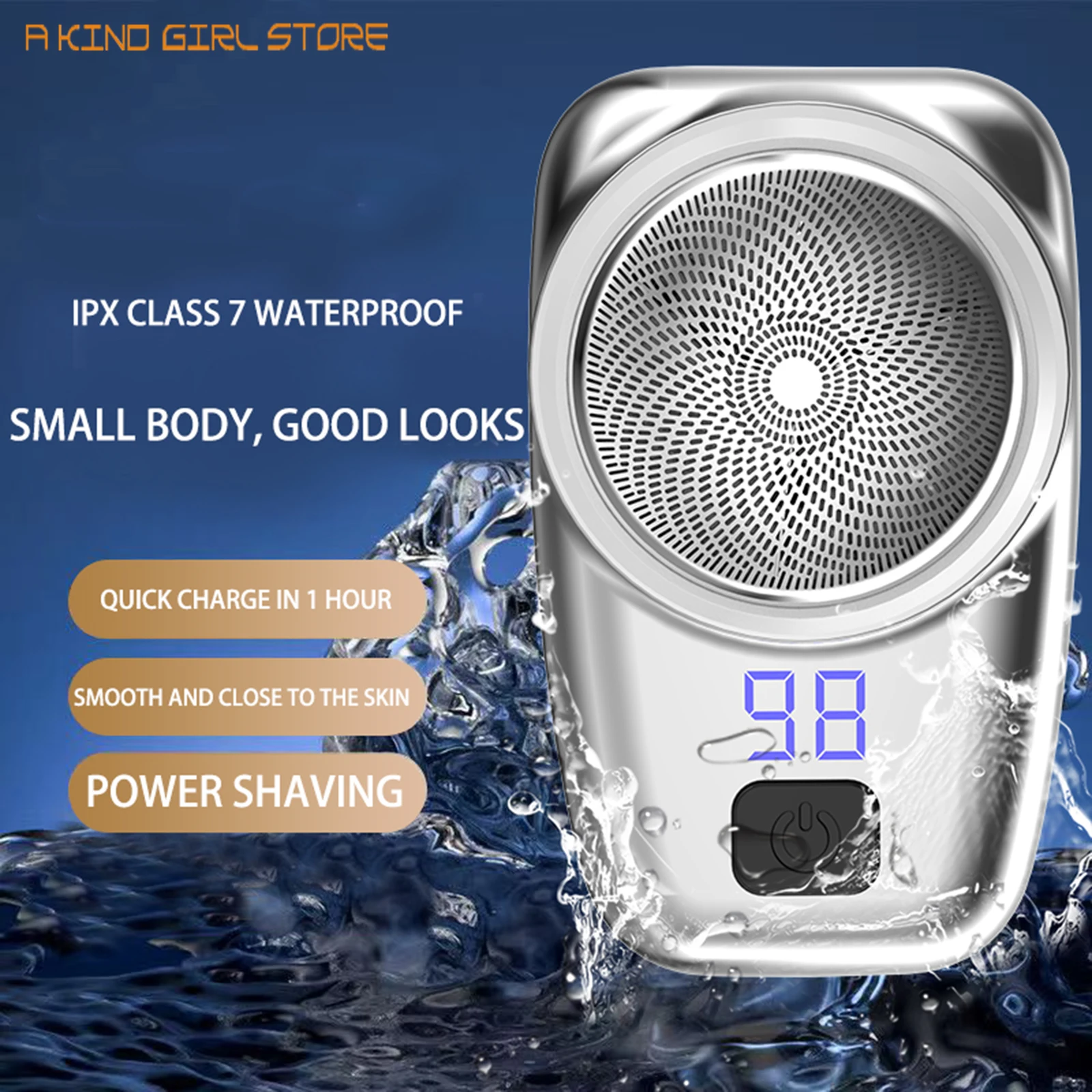 Electric Razor For Men Mini Shave Portable Electric Zao Mini Shaver