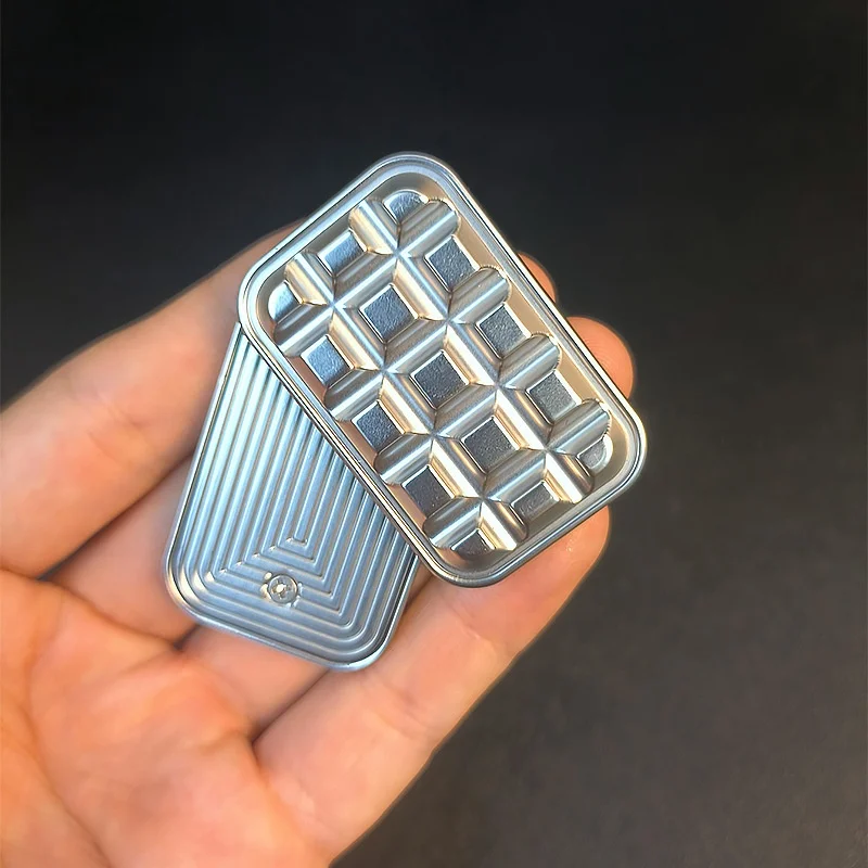 Magnetic Chocolate-Shaped Metal Fidget Slider