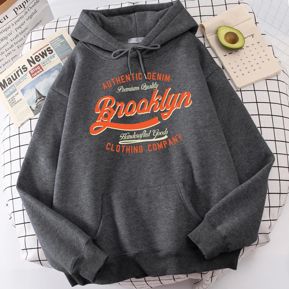 

Letter, Brooklyn, New York City, Usa Sweatshirt For Men Novelty Hat Rope Top Harajuku S-Xxl Tops Sport Shoulder Drop Hoodie Male
