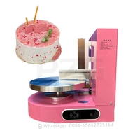 Automatic Birthday Cream Decorating Cake Frost Smoother Spreader Form Plaster Spread Filling Smooth Coat Make Icing Machines 2