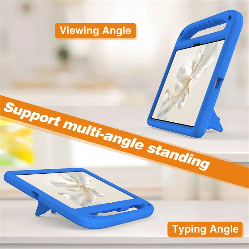 Bonito Eva Portátil Case Kickstand Tablet à Prova de Choque para Crianças Capa para Honor Pad Hey2-w19 W09 12 1 - Imagem 2