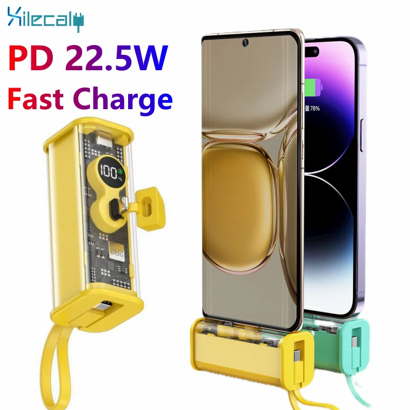 Portable Mini Power Bank for iPhone Samsung 5000mAh Power bank External