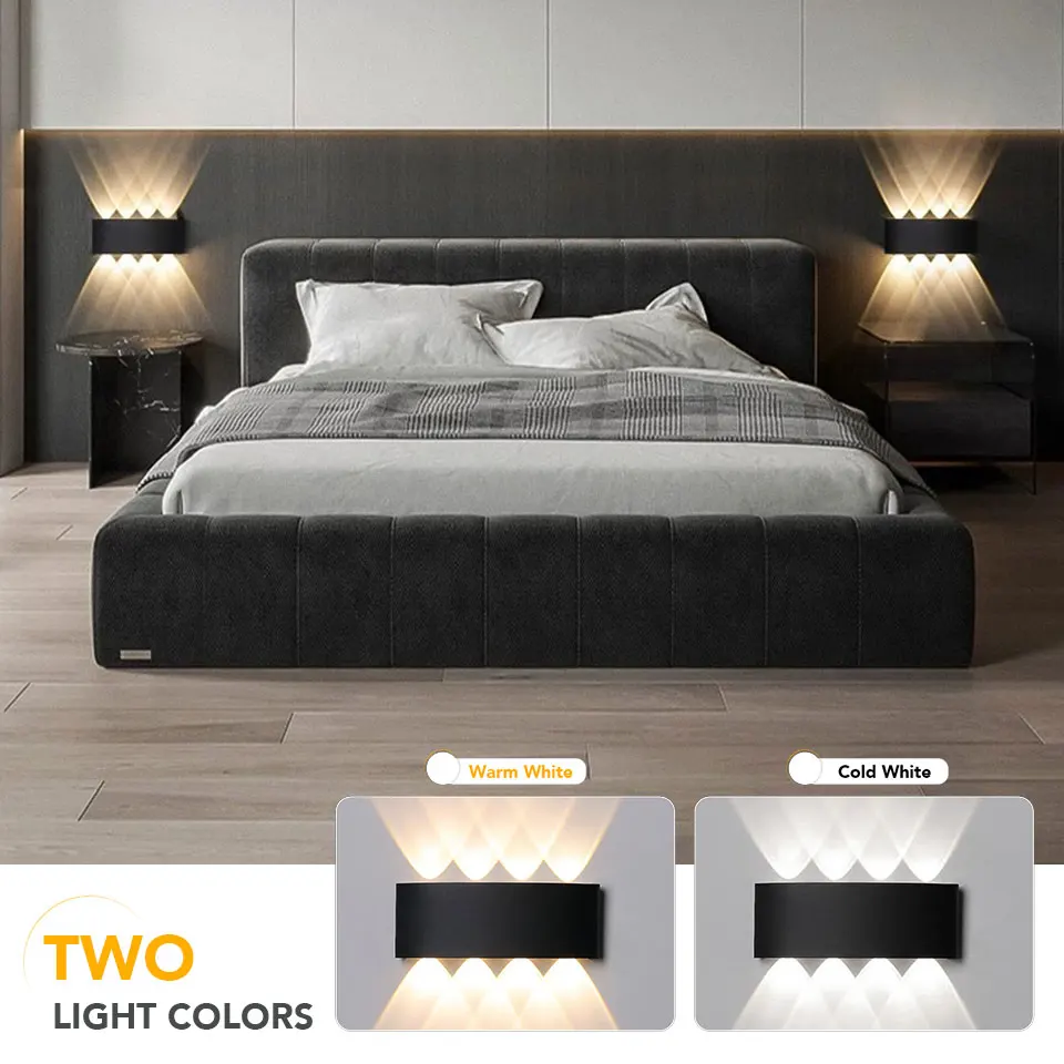 Aluminum LED Outdoor Wall Lamp  Waterproof IP55 2W 4W 6W 8W 10W 85-265V Garden Corridor Decorative Lamp